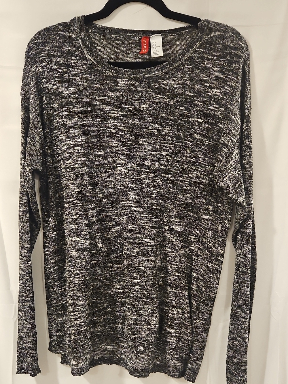 H&M Divided Marles Charcoal Grey Long Sleeve Knit Sweater
